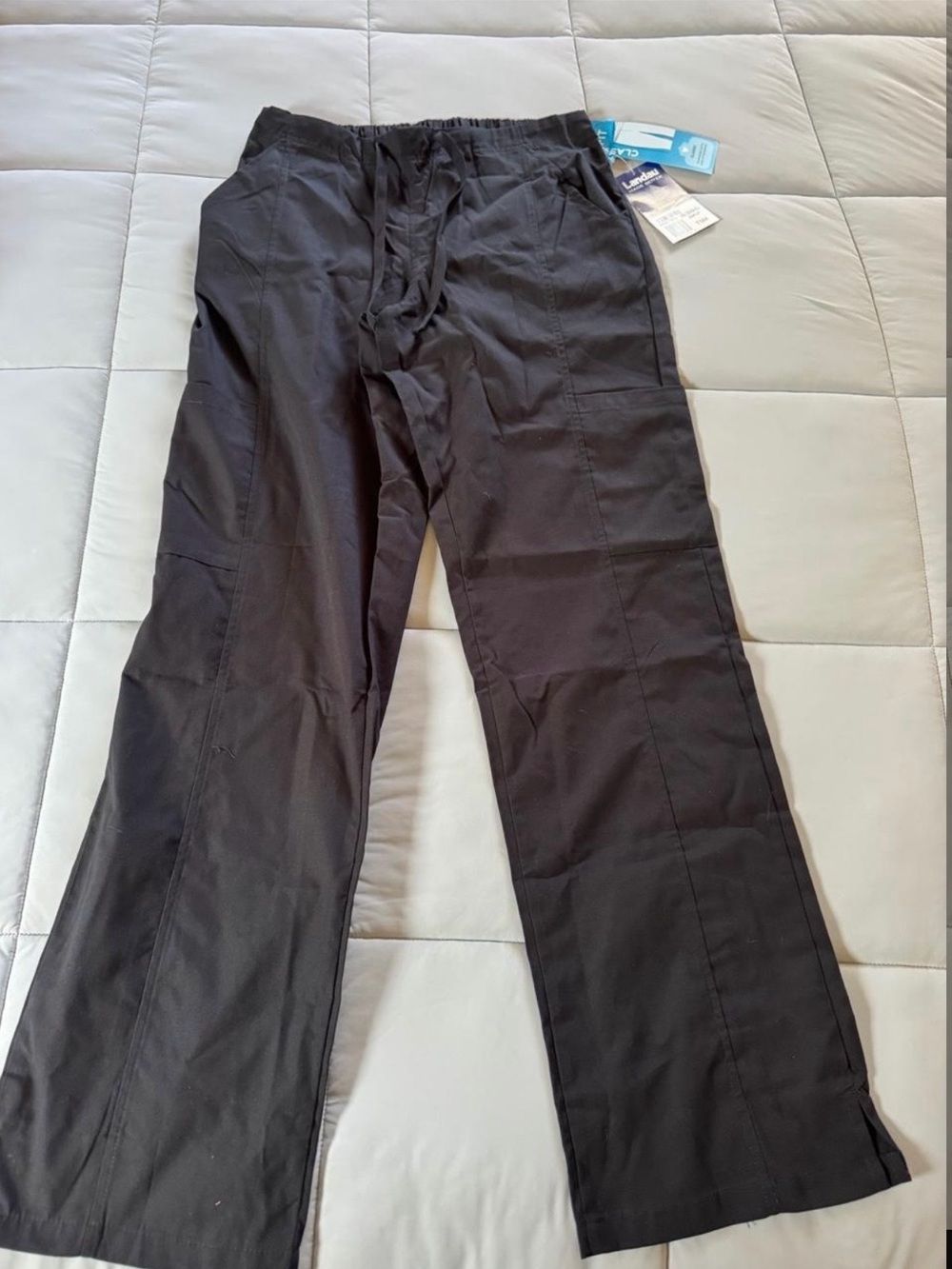 Landau Women’s Black Drawstring Scrub Pants